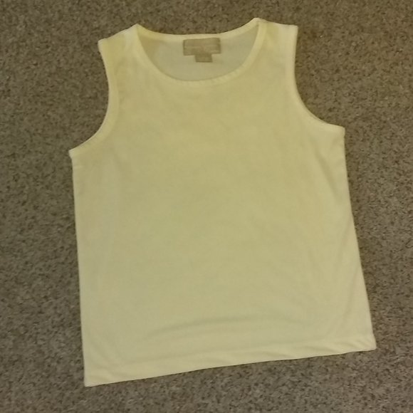Jimmy Garcia Yellow Dress Tank Blouse Camisole s - Picture 1 of 3